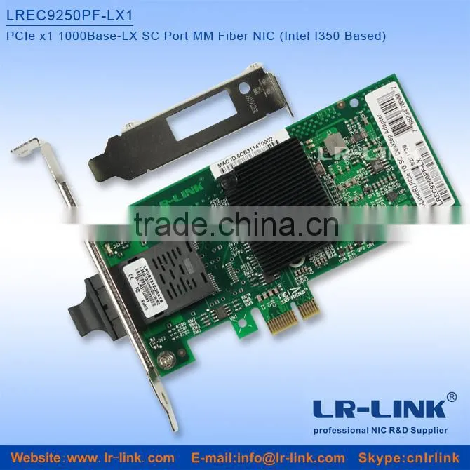 LR-LINK Intel 82599es PCIE x8 10Gbps 10Gbe 2 SFP+ Port Fiber Optical 10g Ethernet Network Card Compatible X520-SR2 X520-DA2