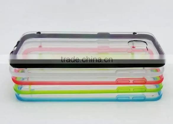 Transparent clear Soft TPU Cell Phone Case For iphone