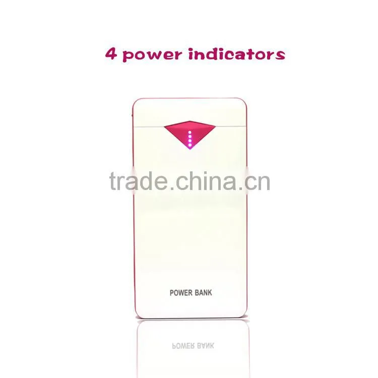 2016 New design universal smart usb 8000mah portable battery charger