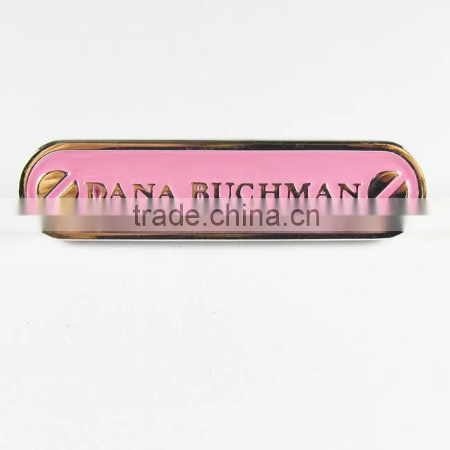 brass logo labels