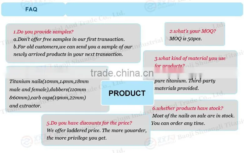 wholesale titanium nail vapor