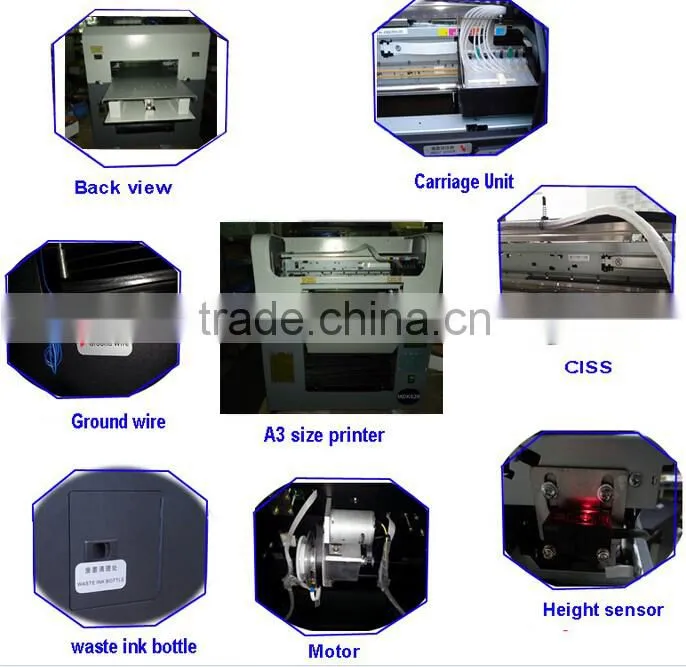 2015 high quality digital diy dtg printer t shirt printer