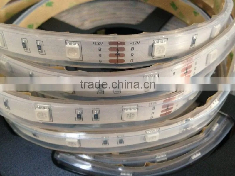 48leds/m 5050 SMD Single Color LED Flexible Strip, DC12V/24V input, 5m/roll, waterproof IP20/IP65/IP67