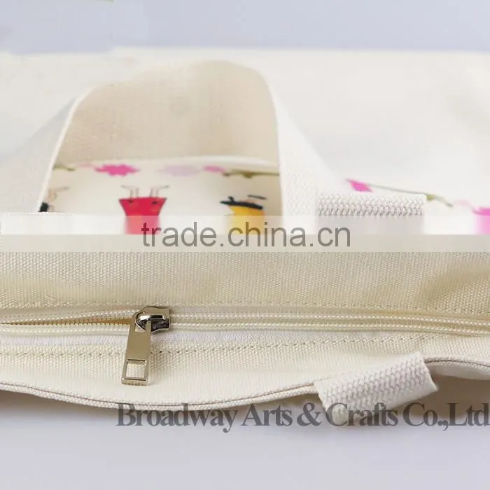 Wholesale custom printed cheap promotion cotton bag