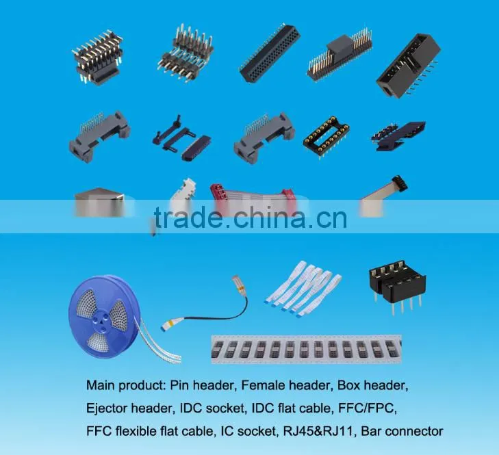 High Quality 2.54mm Pitch DIP Ejector Header latch