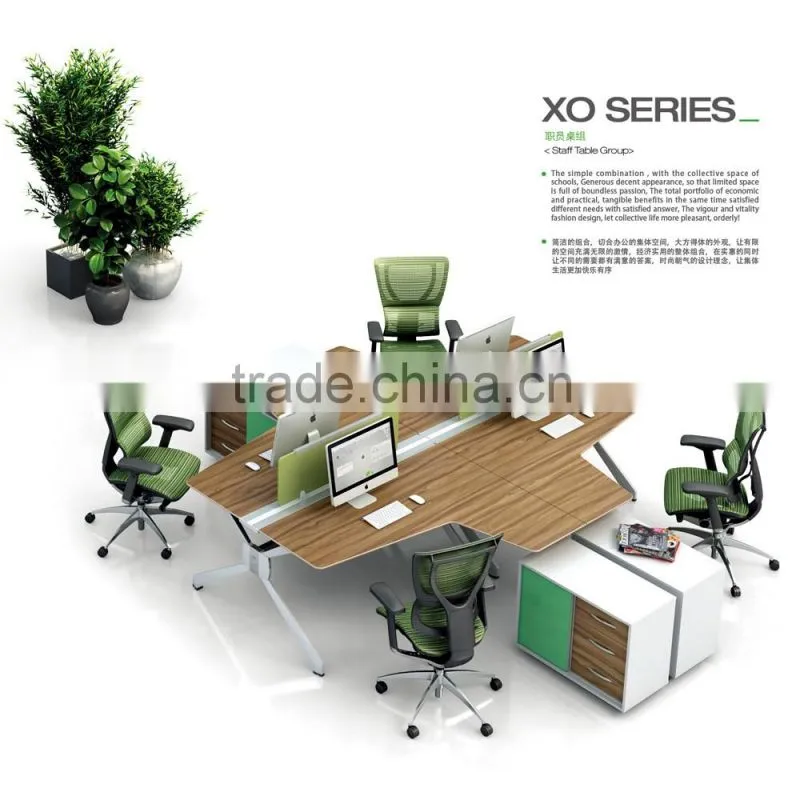 modern office cubicles for 4 person