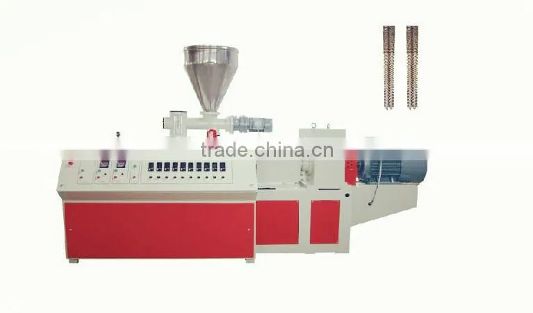 Two screw extruder