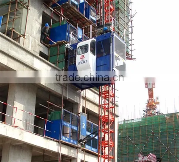 New condition SC100/100 Double cage construction elevator