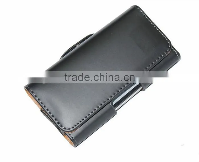 2015 Hot selling leather mobile phone case pouch case in Dongguan