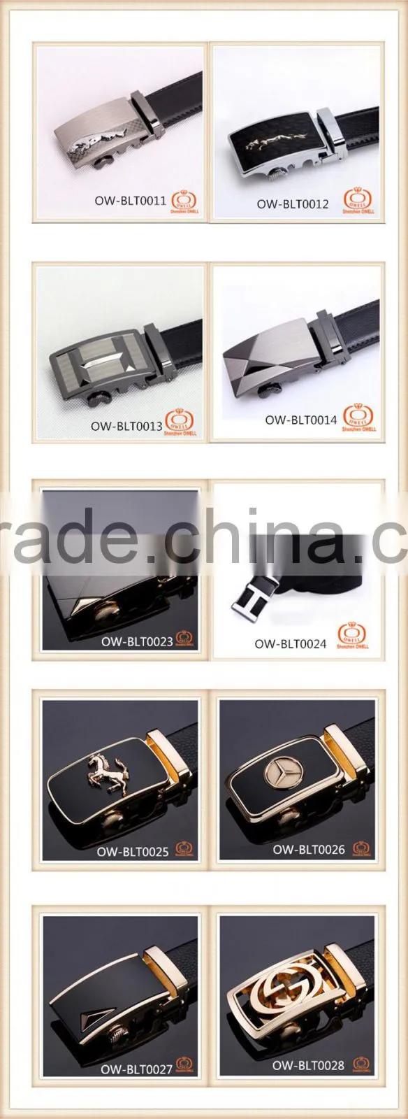 Black Leather Belt Pure Leather 100% Genuine Leather