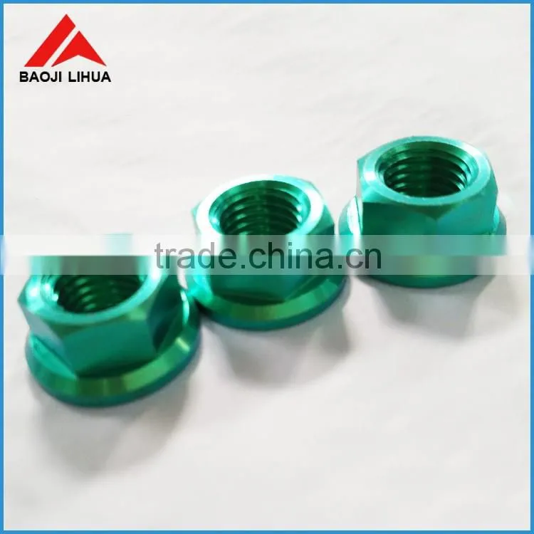 china supplier Color titanium nut in stock