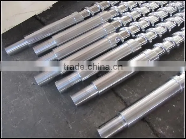 single screw injection machine screw barrel for PE plastic