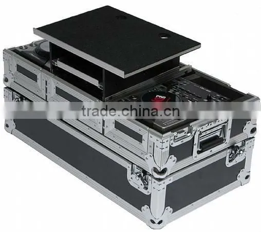 CDJ Workstation 350 / 400 Flightcase For Pioneer CDJ350 / CDJ 400 / DJM400 (black, silver)