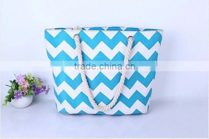 Hot selling canvas beach tote bag