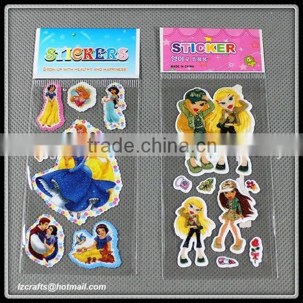 2012 customized puffy sticker