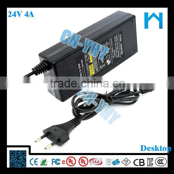 adaptor 24v 4amp used for led strips UL listed