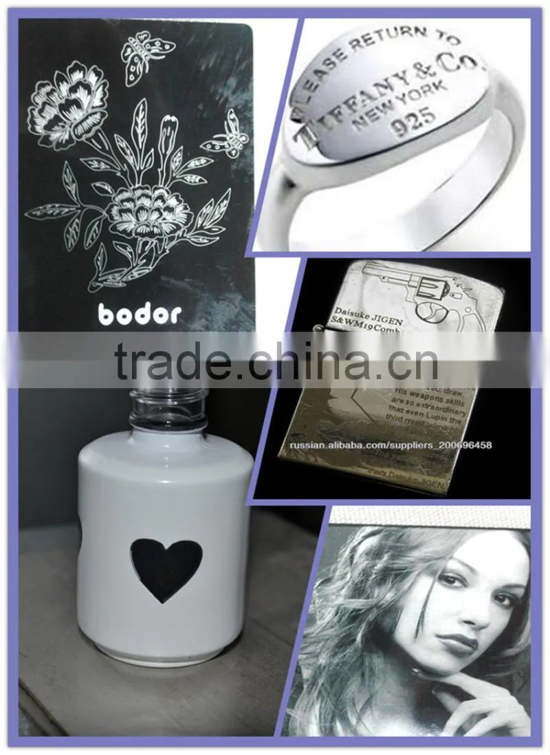 fiber metal laser marking machine for ABS PVC PES 2year warranty