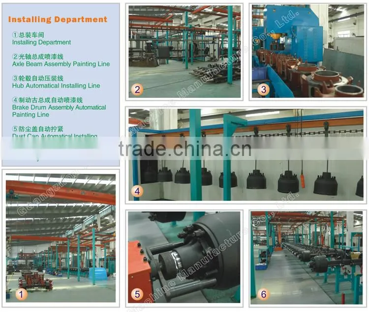 HJ Semi Trailer Bogie Suspension System