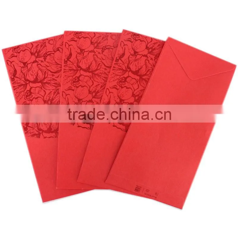 Customized Chinese red envelope lucky money envelope printing LOGO printing