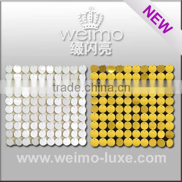 2016 New Products Sequin Wall Panel For China Clothing Store