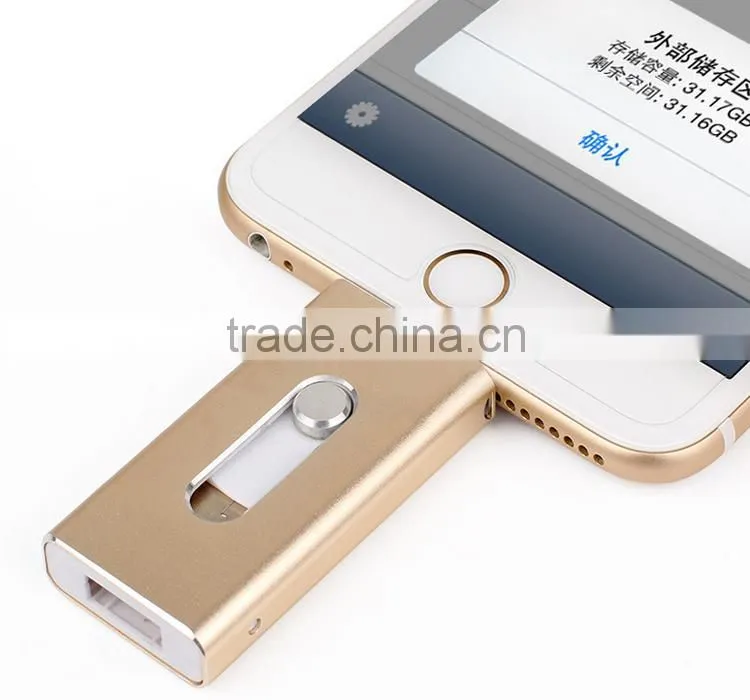 Flash Drive Metal Swivel High Speed Memory Stick USB Drive Write Protected