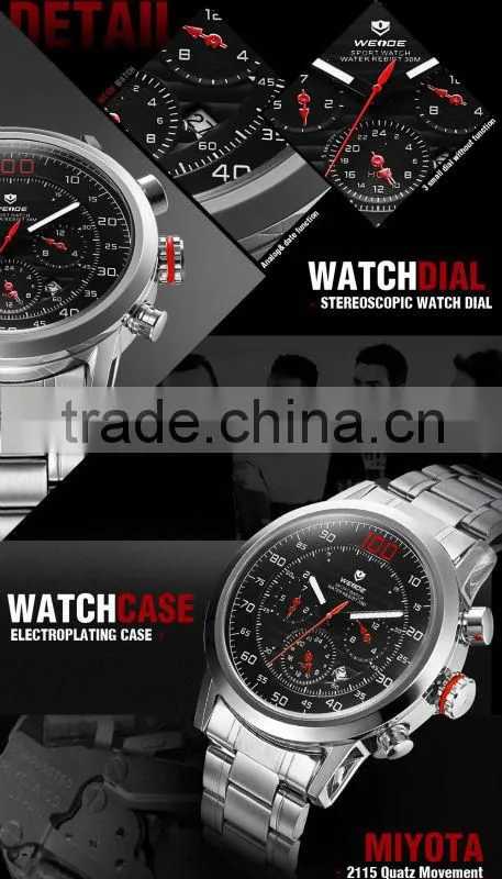2015 Best selling stainless steel pratical women sport watch WH3311