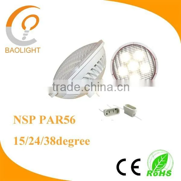 Replacement for LED Par 56 NSP led spotlight 15/24/38 degree 36W 120V 230V GX16D base