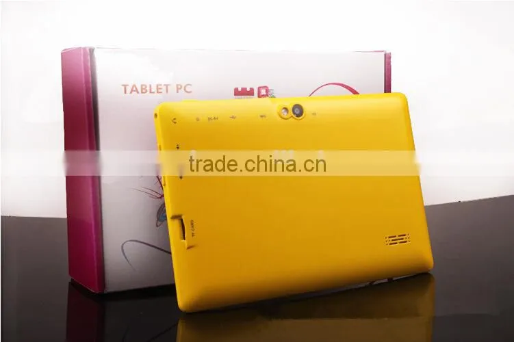 7 inch Allwinner A33 Q88 Android Tablet PC with quad core