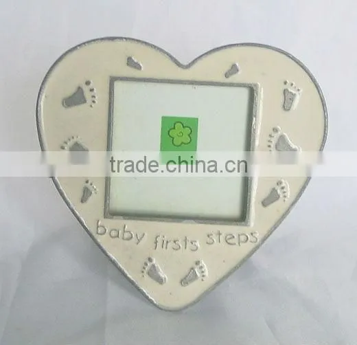 Alloy Love Heart Photo Frame