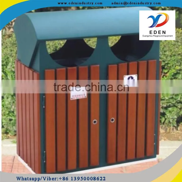 Wood Antique Plastic Mini Trash Can