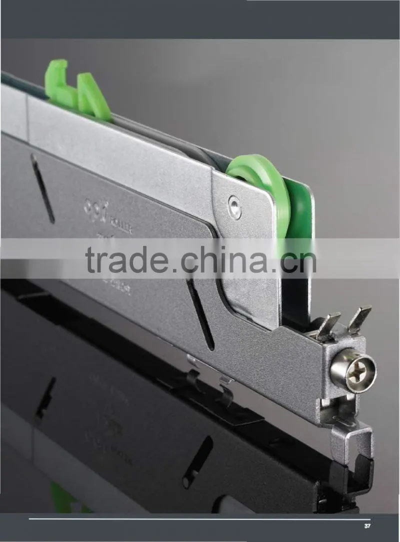Patent furniture hardware sliding door roller with soft close