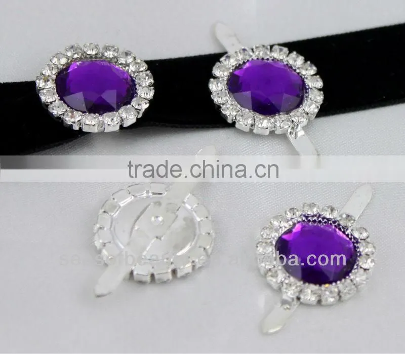 Wholesale Fashion Invitation Acryl Rhinestone Embellishment