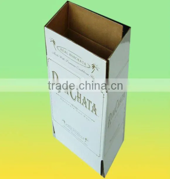 Wine glass bottle packaging boxes with deviders