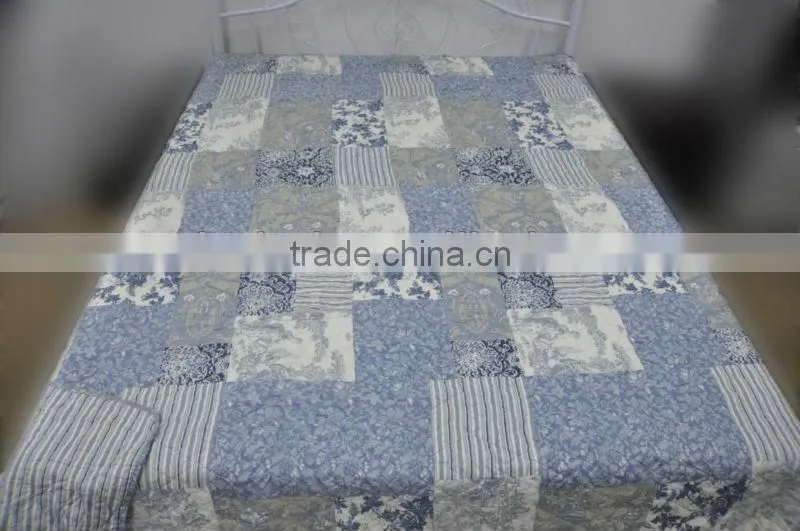Elegant microfiber printed bedding set /bedspread set