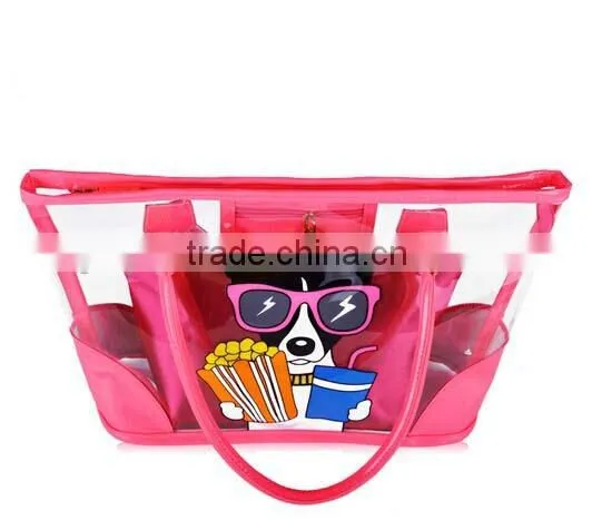 2014 Cartoon color nylon handbag