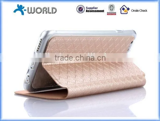 PU leather stand fashion case for iPhone 6S
