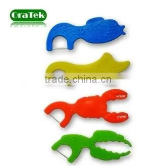 kids plastic Y SHAPE dental floss pick