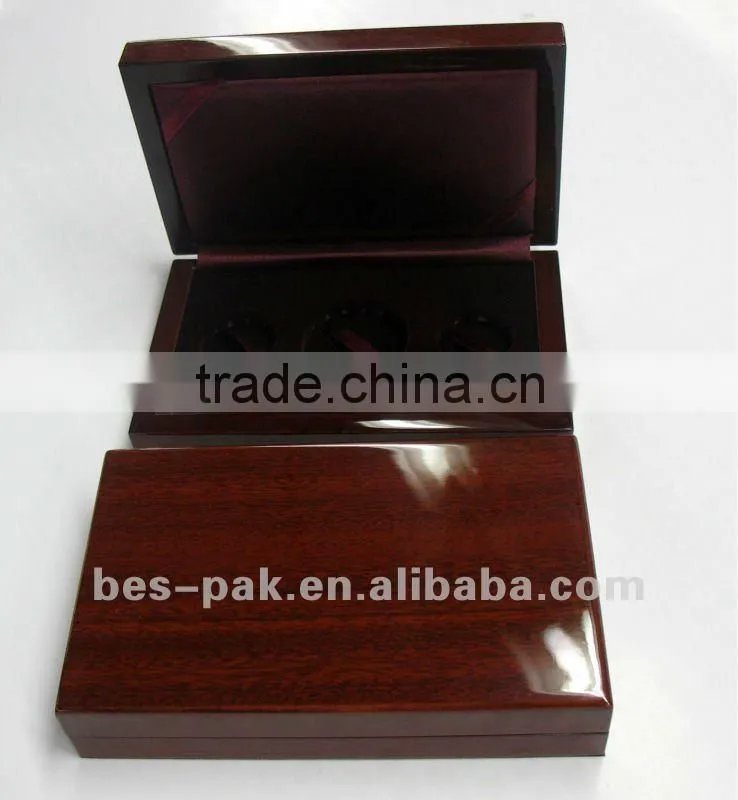 wooden medal box