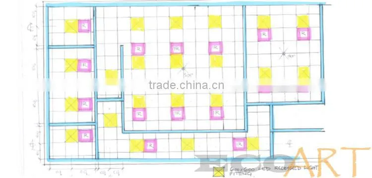 Comfortable office ceiling tile radiant heating panels
