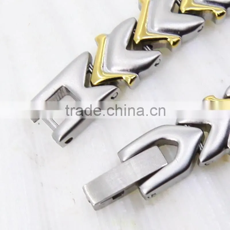 2016 hot selling jiwelry with silver -gold steel healthy bio arrow necklace