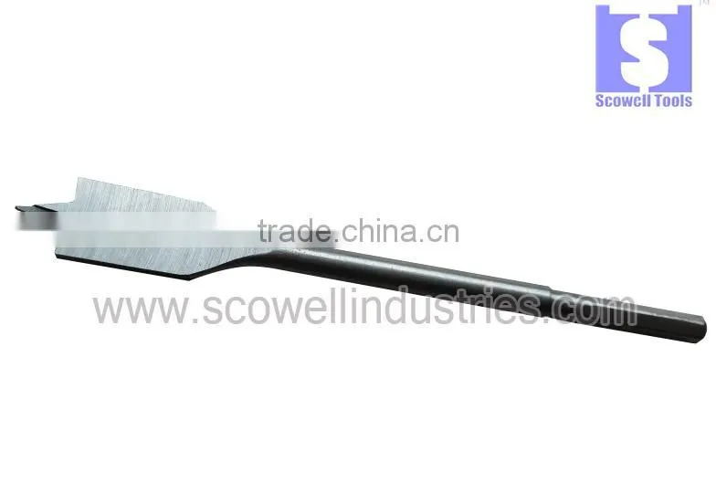 Hex shank wood flat drill bits