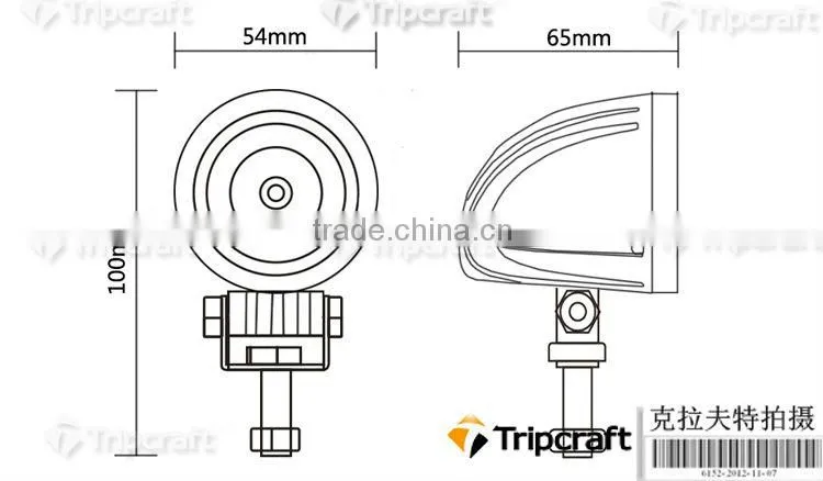 Hot 10W LED TRACTOR LIGHT/ATV LED Light/12v 24v auto led work light