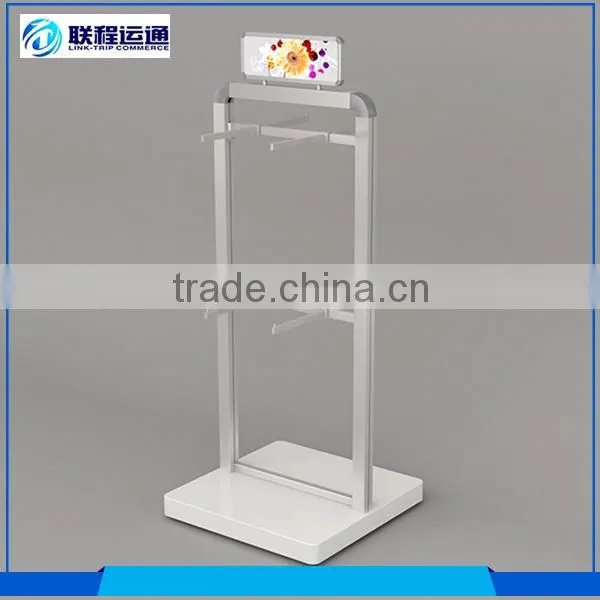 High quality shop chrome stainless display raluminum garment rack