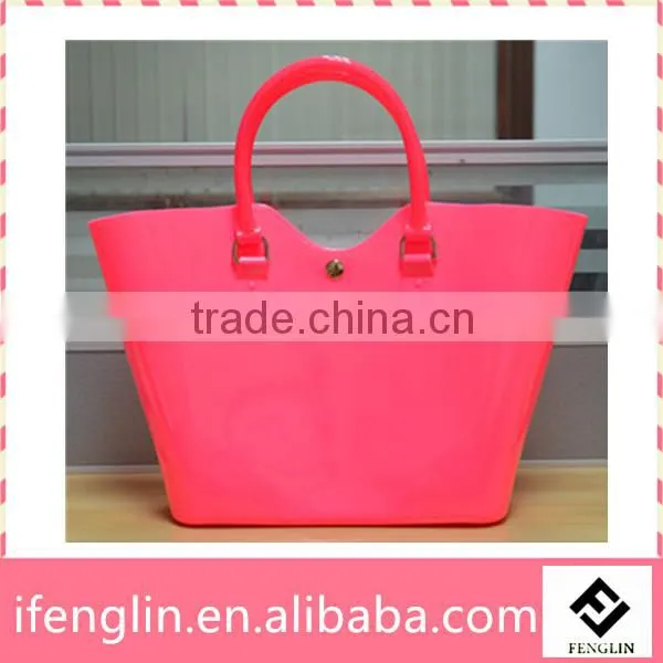 transparent clear simple design handbags woman clutch bags online