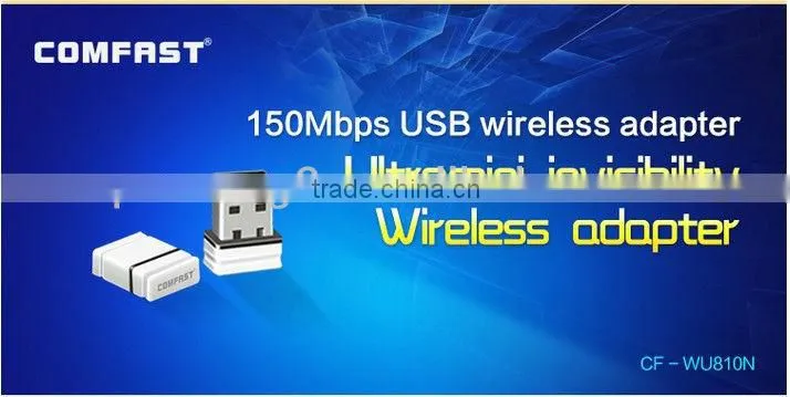 Comfast CF-WU810N Mini 150M USB WiFi Wireless Network Networking Card LAN Adapter Computer Accessories