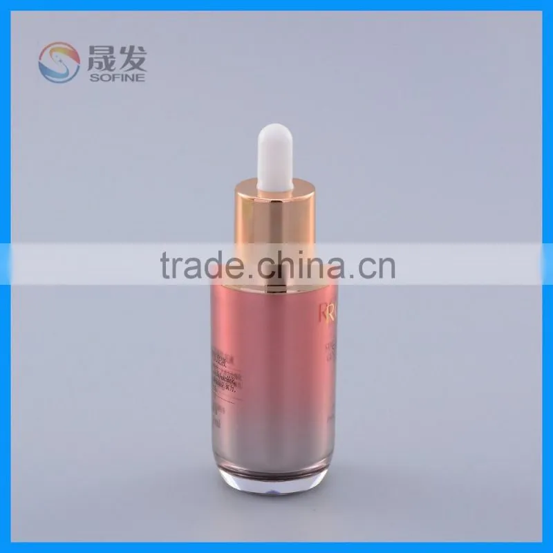 Supply PS material dropper bottle, 30ML e liquid dropper bottle