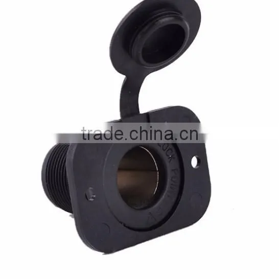 High quality waterproof 12v/24v motorcycle cigarette lighter plug power socket