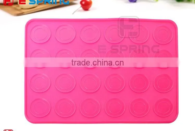 Large Double Sided Macaron Macaroon Dessert DIY Mold Sheet Silicone Baking Mat