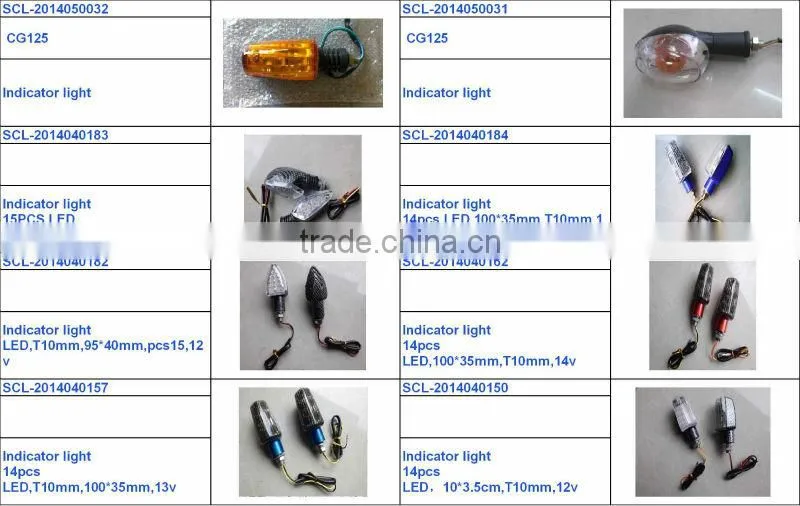 SCL-2012060010 FZ16 motorcycle indicator light Rear, Winker Light with high quality