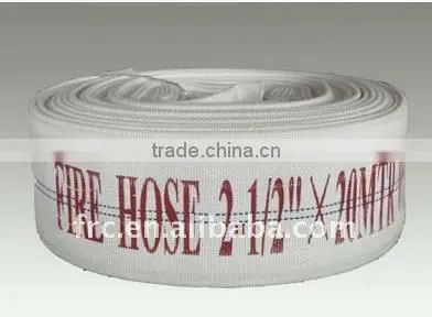 Sythetic rubber lined fire hose